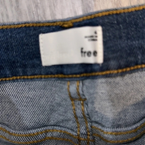 Wilfred Free vintage style folded hem Jeans Shorts Sz  4 - Picture 5 of 10